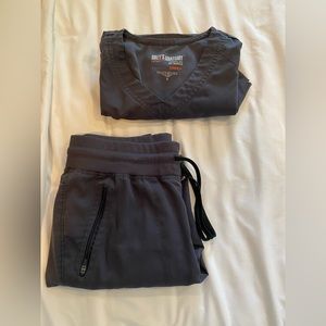 Greys Anatomy Spandex Stretch Scrub Set